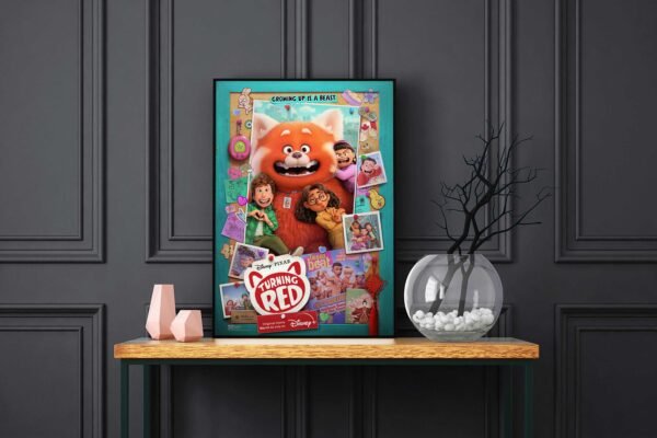 Turning Red LED Backlit Poster Frame – Movie Display