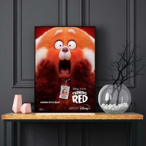 Turning Red LED Backlit Poster Frame – Movie Display