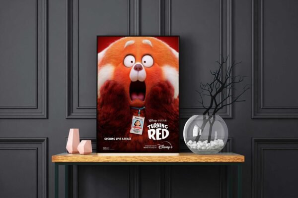 Turning Red LED Backlit Poster Frame – Movie Display