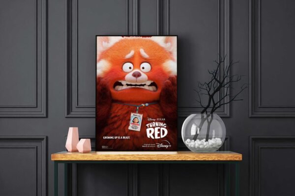 Turning Red LED Backlit Poster Frame – Movie Display