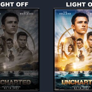Uncharted B LED Backlit Poster Frame – Movie Display