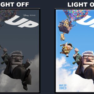 Up LED Backlit Poster Frame – Movie Display