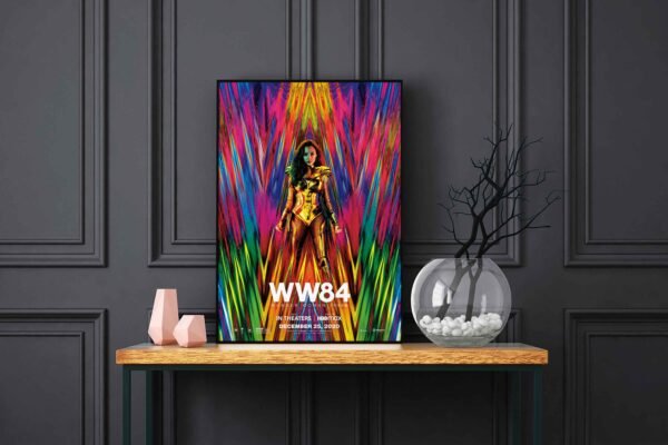 Wonder Woman 1984 LED Backlit Poster Frame – Movie Display