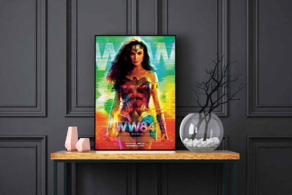 Wonder Woman 1984 LED Backlit Poster Frame – Movie Display
