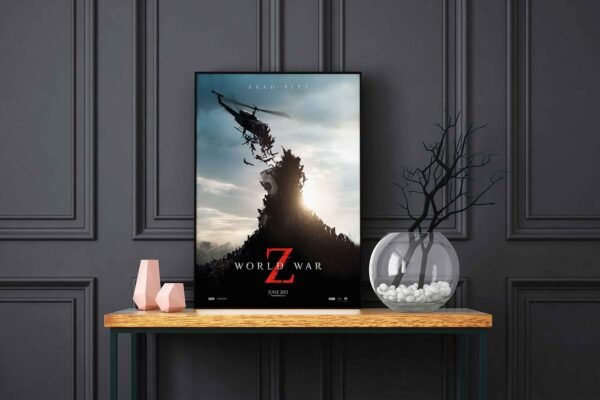World War Z LED Backlit Poster Frame – Movie Display
